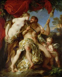 ヘラクレスとオンファレ、1724