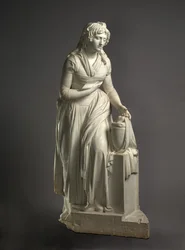 侯爵夫人の墓碑...、1787-1793年。