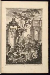 川の神の噴水のデザイン