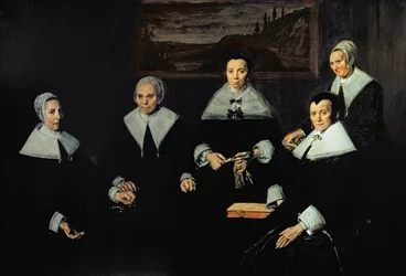 老人のアルムハウスの摂政、ハーレム、1664