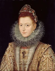 イザベラクララユージニア（1566-1633）c.1599の肖像