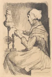 見本皿：紡ぐ妻