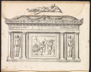 聖ロンブーの聖遺物箱、1825年