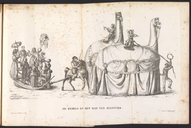 2 頭のラクダと運命の輪、1825 年 The Camels and the Wheel of Avantuer (オブジェクトのタイトル)