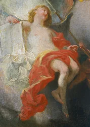 フランツ・アナトン・モールバーシュ（1724-1796）作「全世界に対するイエズス会の使命のアレゴリー」より天使たちの部分。ドイツ