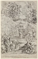 岩を打つモーセ