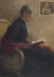 画家の母の肖像