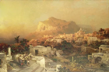 カプリ、c.1870-79（キャンバスに油彩）