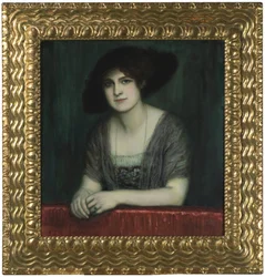 暗い帽子をかぶったメアリー、c。 1916年。