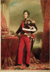 中将の制服を着たルイ・フィリップ王