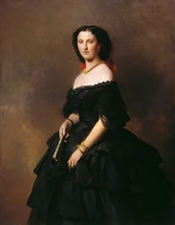 エリザヴェタ公爵夫人アレクサンドロフナバリヤチンスカヤの肖像、チェルニーシェワ1826-1902年。