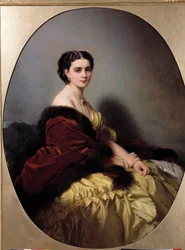 ナリチキン夫人の肖像 Xaver Winterhalter (1806-1873) 画