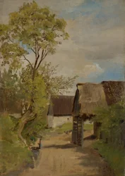 女性の形をしたdorfstraße（？）