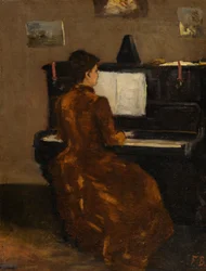 フランス語：Jeune fille au pianö
