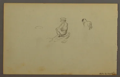 素描、砂丘、1844年