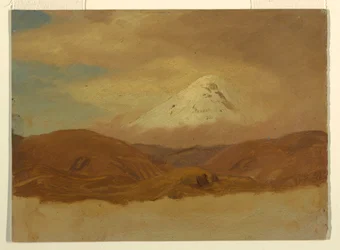デッサン、エクアドル、チンボラソ山、1853年
