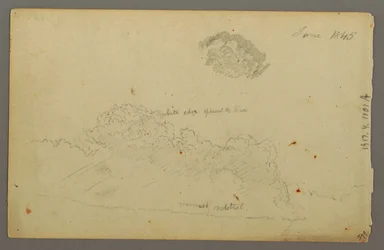 図面、ヒル山脈、1844年