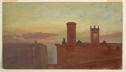 素描、ハウストップ／ハドソン、1867年頃