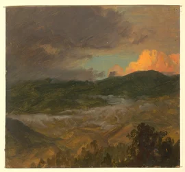 素描、風景、1865年