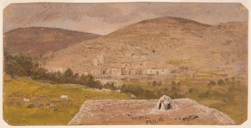 素描、風景、1865年
