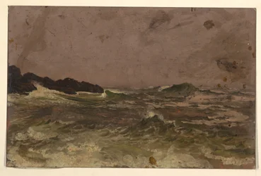 素描、メイン海岸、1845-50年