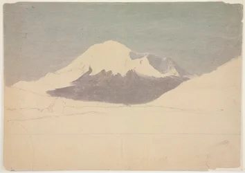デッサン、チンボラソ山、エクアドル、1857年7月