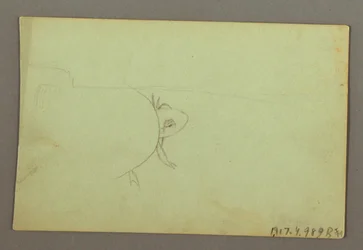 デッサン、マウンテンリッジ、おそらく1856年