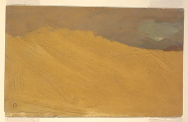 デッサン、山の風景、1860-70年