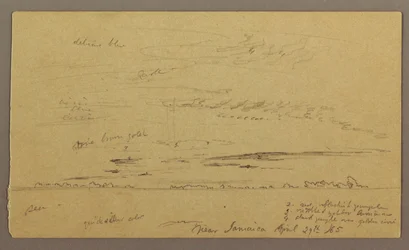 ドローイング、海景、1865年4月29日