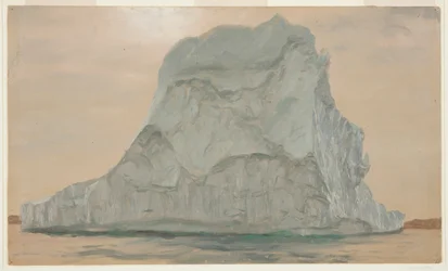 灰色の氷山