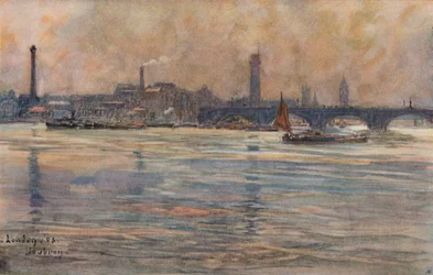 テムズ川、ロンドン、c1893
