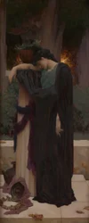 涙、c.1894-95（帆布に油彩）