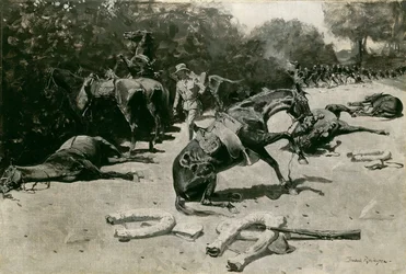1899 年、サンティアゴで、国のために馬がどのように死んだか。