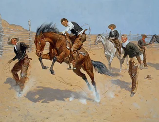 Turn Him Loose, Bill, c.1893（油彩・キャンバス