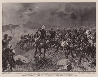 3月のタバヌチュへの騎兵のラッキーエスケープ