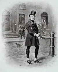 チャールズ・ディケンズ著「David Copperfield」よりMr.Micawber（1849-50年作