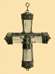 クリスタル十字架、c1550、1881。