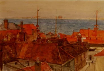 ハリッジハーバー（水彩画）