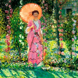 Hollyhocks、c。 1912