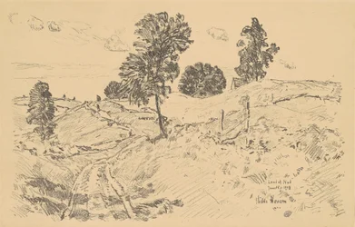 風景、ノッドの国、1918年。