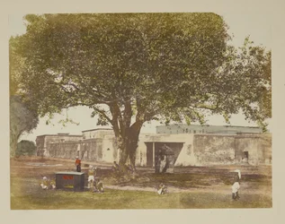 Jail, Calcutta.Photographer: Fiebig, Frederick c 1851-1852 カルカッタとその周辺地区の眺め。