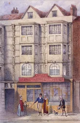Aldersgate Street、ロンドン、c1850