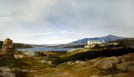 サルデーニャ島カプレラのガリバルディの別荘の様子