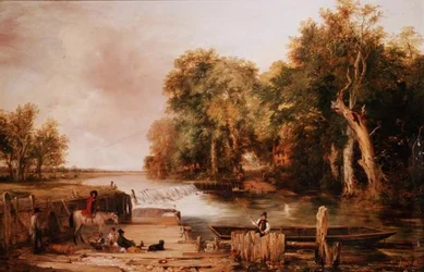 フェリーを待つ