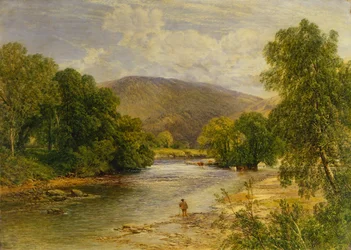 Bettys Y Coed、北ウェールズ（キャンバスに油彩）