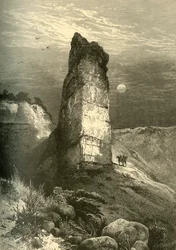 「モニュメント ロック、エコー キャニオン」、1874 年。