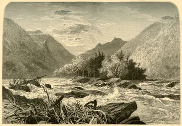 「山の島」、1872年。