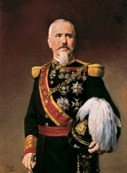 スペインの政治家・軍人、アルセニオ・マルティネス・カンポス・アントン（1831-1900）の肖像、1880年頃（油彩・キャンバス