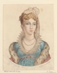 Portret van Anna Paulowna Romanowa