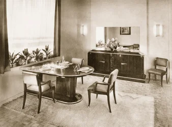 Ensembles Mobiliers のダイニング ルーム、パブ。 1937年。